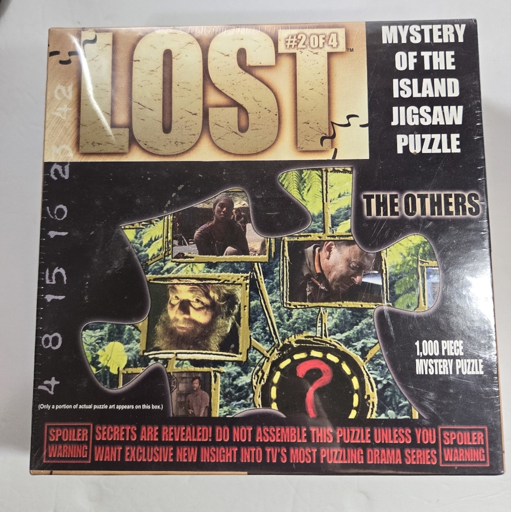 LOST 1000 Piece Puzzle #2 of 4 Mystery of the Island 19 X 26 in. Mystery Puzzle